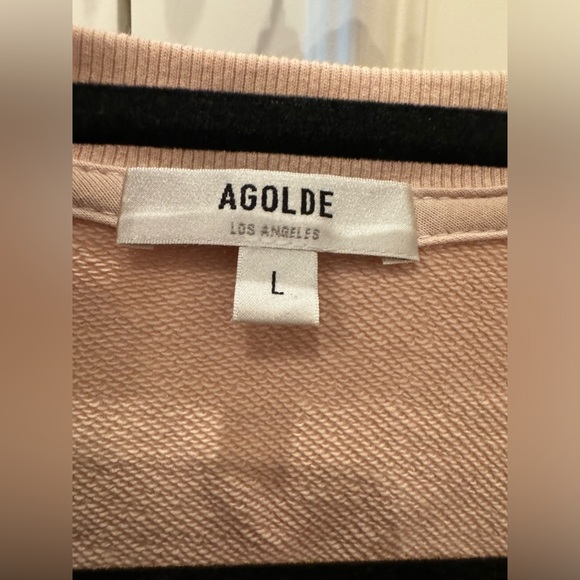 Agolde Large V-Neck Cream Sweatshirt. 🤍⚡️ - Picture 3 of 3